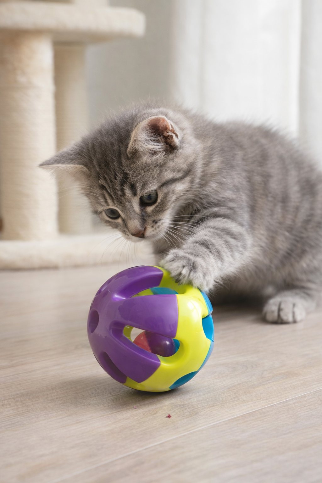Pelota Interactiva para gatos– juguete de estimulación mental