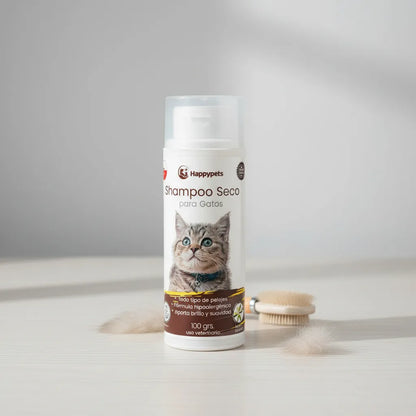 Shampoo seco para gatos aroma vainilla 100 g