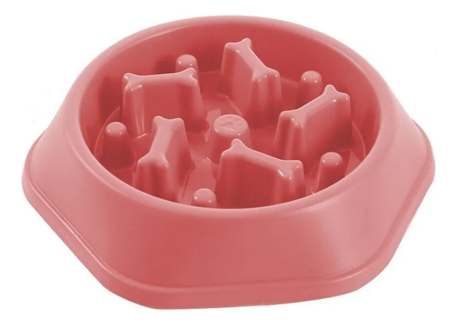 Plato come lento para perro 23.5 cm – Comedero antiansiedad para mascotas