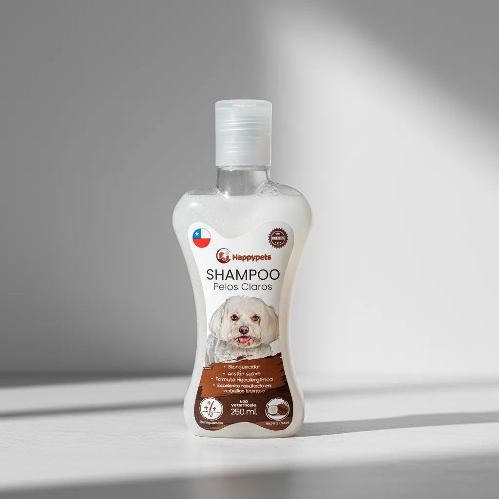 Shampoo happy pets para perros pelaje claro 250 Ml