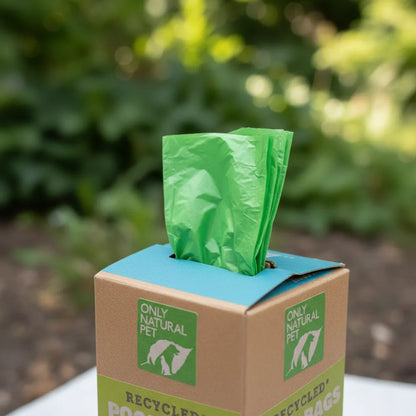 Caja de bolsas desechables para perros
