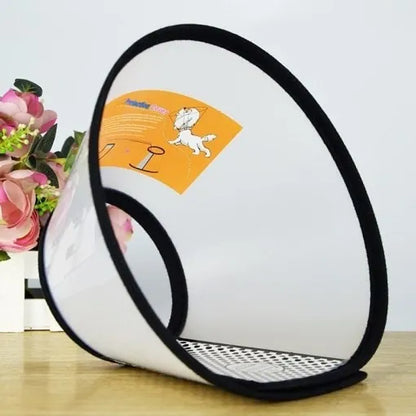 Collar Isabelino Protector para Perros y Gatos – Cono de Recuperación Ajustable