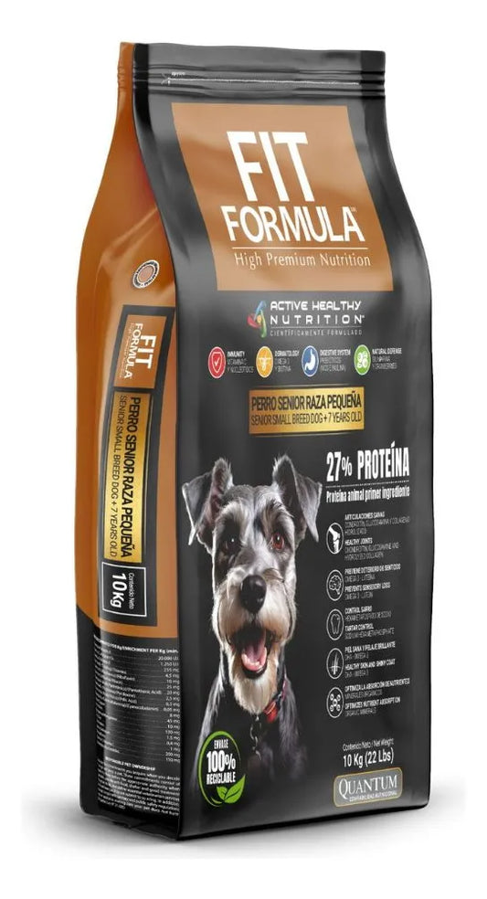 Fit Formula senior razas pequeñas 10 kg – alimento para perros mayores