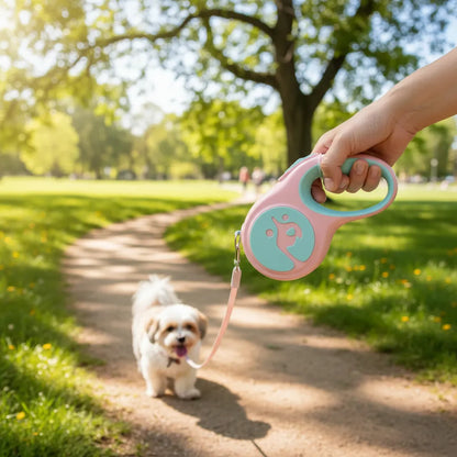 Correa extensible para perro 5m ancha – correa retráctil resistente para paseos