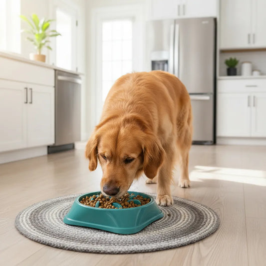 Plato come lento para perro 19.5 cm – comedero antiansiedad para perros