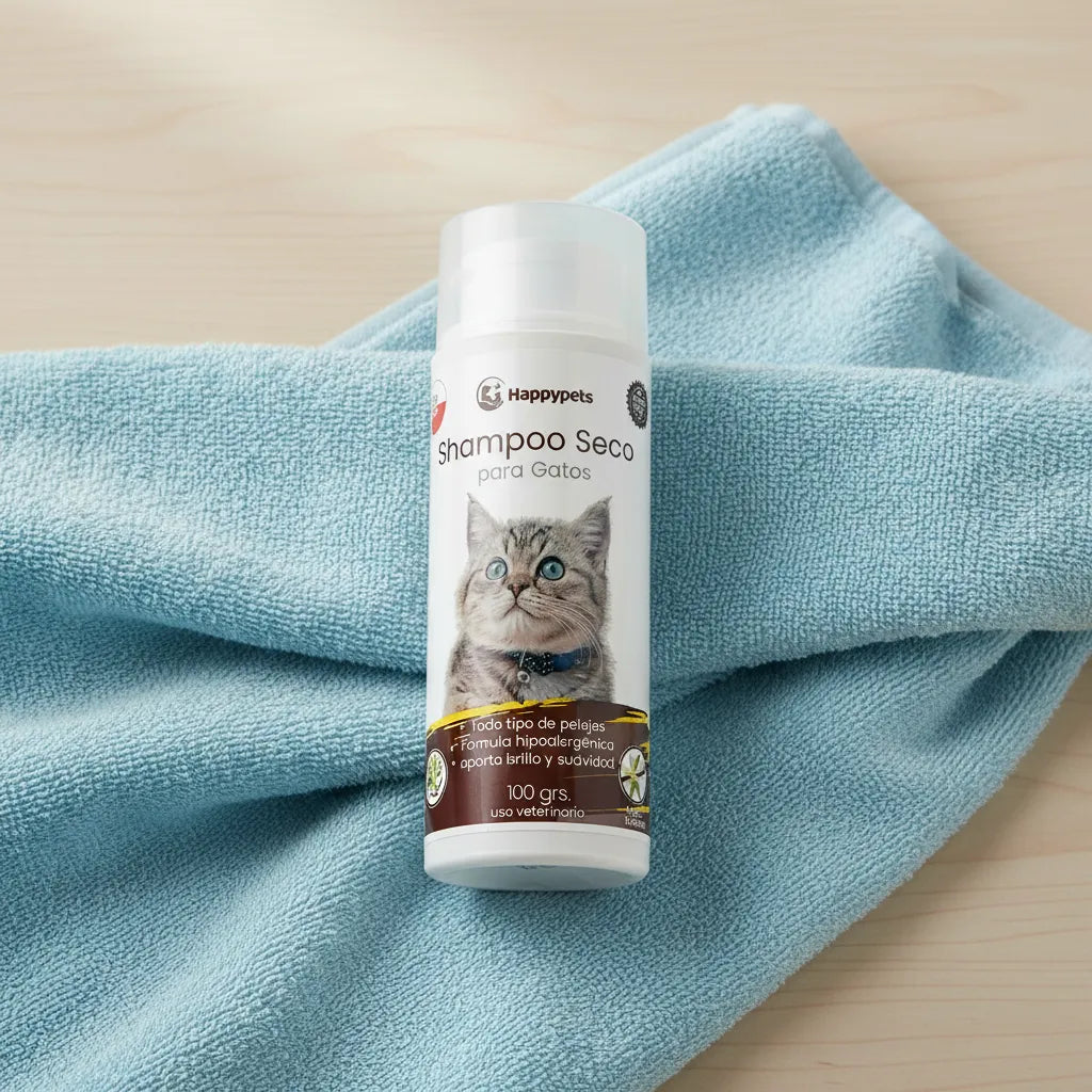 Shampoo seco para gatos aroma vainilla 100 g