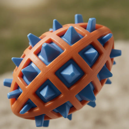 Juguete sonoro para perros medianos y grandes – pelota interactiva resistente