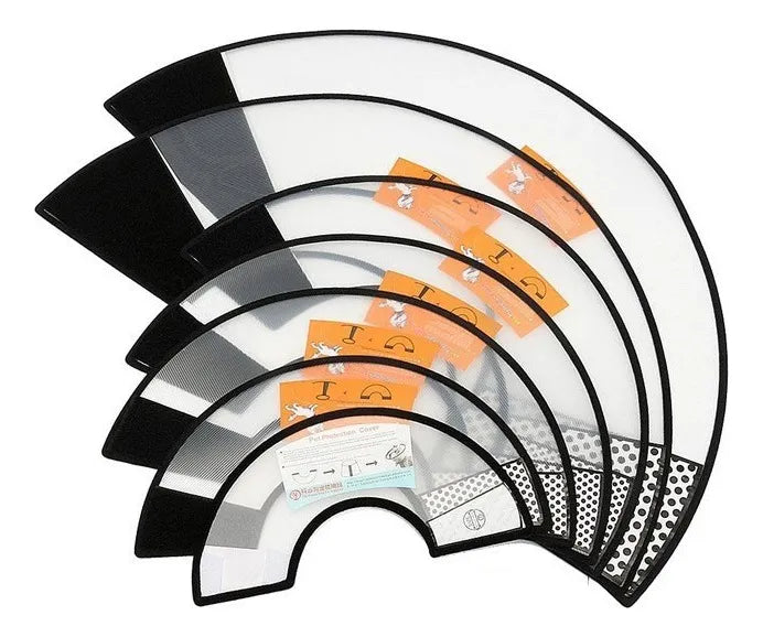 Collar Isabelino Protector para Perros y Gatos – Cono de Recuperación Ajustable
