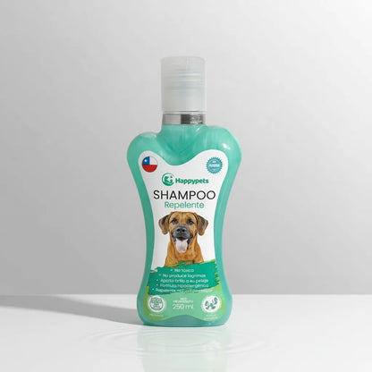 Shampoo happy pets repelente antipulgas