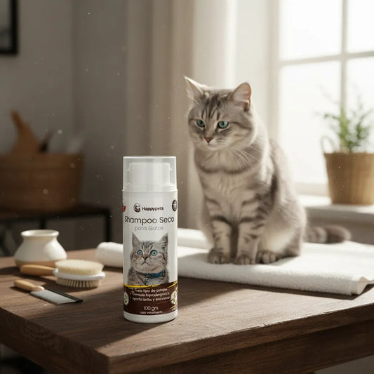 Shampoo seco para gatos aroma vainilla 100 g