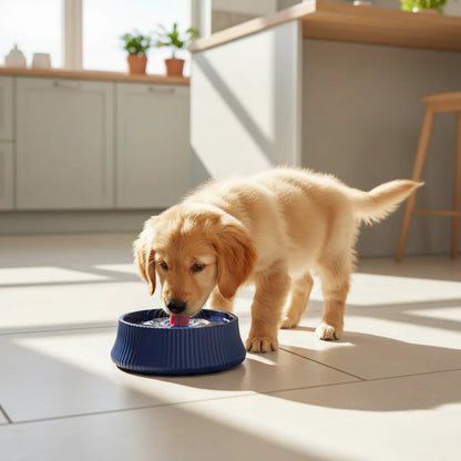 Plato redondo plástico para mascotas 20 cm – plato para perros y gatos
