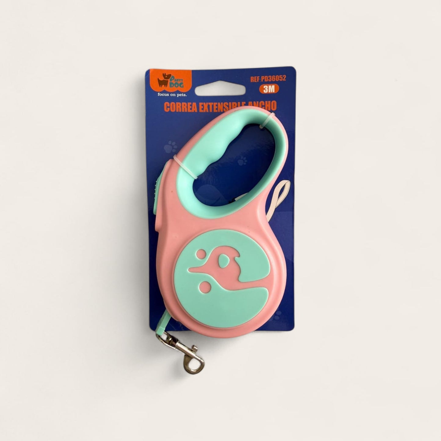 Correa extensible para perro 3m ancha – correa retráctil para paseo