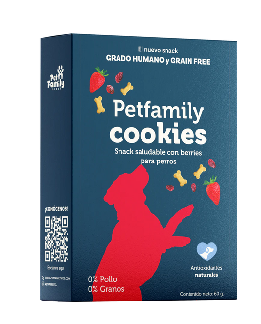 Pet Family Cookies Snack Saludable con Berries para Perros 60 g